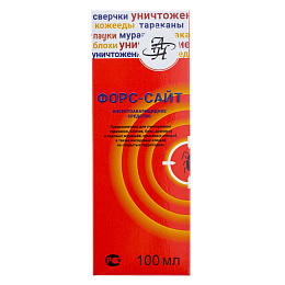 Форсайт (Форссайт) средство от клопов, тараканов, блох, муравьев, комаров, мух, 100 мл. Фото N3
