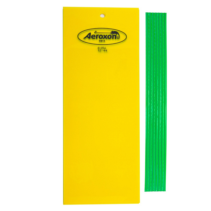 Aeroxon (Аэроксон) желтые клейкие пластины для ловли насекомых, 10x25 см, 7 шт. Фото N2