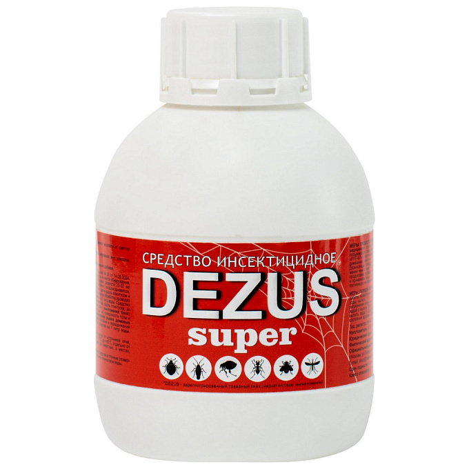 Dezus (Дезус) "Super" средство от клопов, тараканов, блох, муравьев, 500 мл