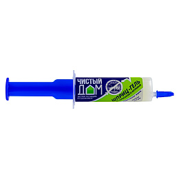 Чистый Дом гель от тараканов и муравьев (шприц), 20 г. Фото N2