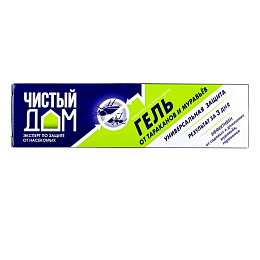 Чистый Дом гель от тараканов и муравьев (туба), 35 г. Фото N3