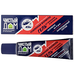 Чистый Дом Усиленная Формула гель от тараканов и муравьев (туба), 50 г
