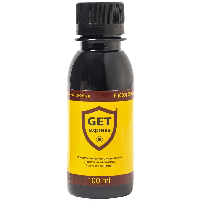 Get Express (Гет экспресс) средство от клопов, тараканов, блох, муравьев, 100 мл. Фото N2