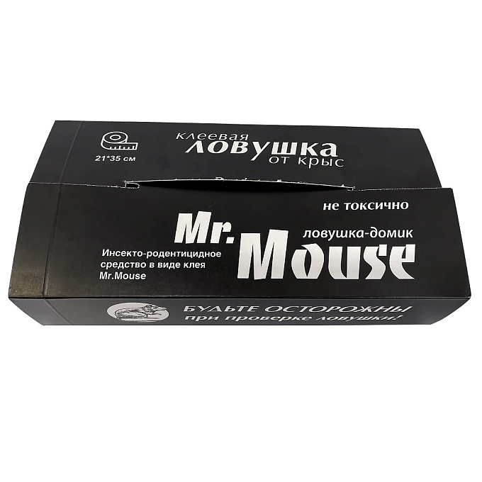 Mr.Mouse (Мистер Маус) клеевая ловушка для грызунов (арахис) (домик), 1 шт. Фото N4