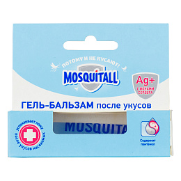 Mosquitall (Москитол) Гипоаллергенная защита гель-бальзам после укусов насекомых, 10 мл. Фото N2