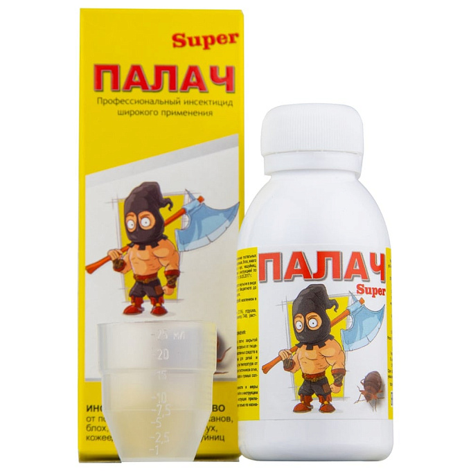 Палач Super средство от клопов, тараканов, блох, муравьев, 100 мл. Фото N2